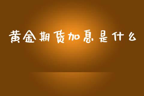 黄金期货加息是什么_https://www.ltsssb.com_期货密码_第1张