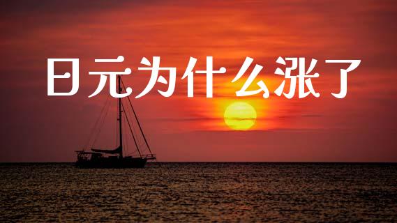 日元为什么涨了_https://www.ltsssb.com_基金频道_第1张