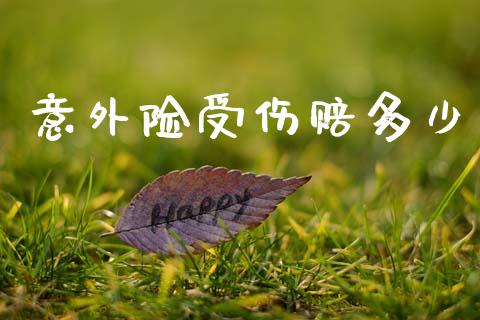 意外险受伤赔多少_https://www.ltsssb.com_新股数据_第1张
