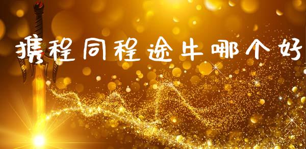 携程同程途牛哪个好_https://www.ltsssb.com_期货密码_第1张