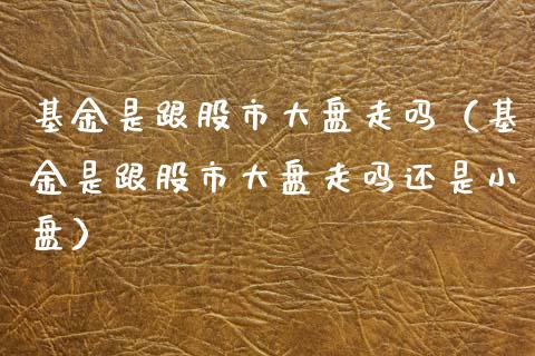 基金是跟股市大盘走吗（基金是跟股市大盘走吗还是小盘）_https://www.ltsssb.com_基金频道_第1张