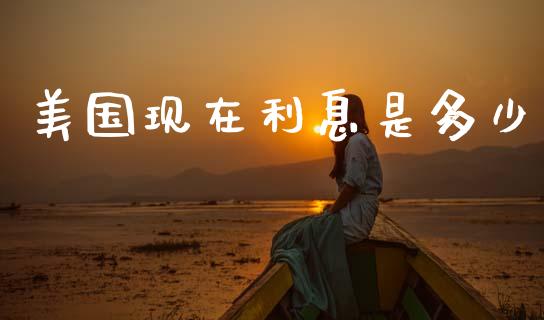 美国现在利息是多少_https://www.ltsssb.com_国际财经_第1张