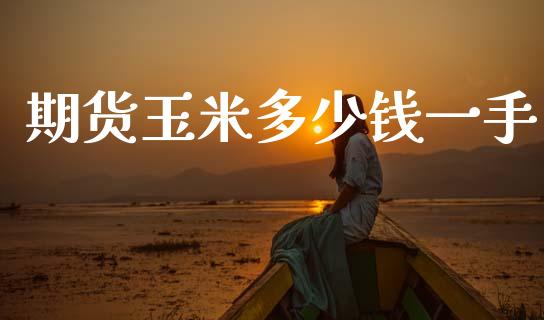 期货玉米多少钱一手_https://www.ltsssb.com_期货密码_第1张