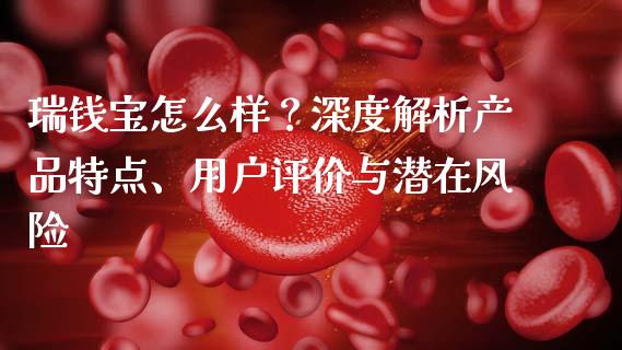 瑞钱宝怎么样？深度解析产品特点、用户评价与潜在风险_https://www.ltsssb.com_期货密码_第1张