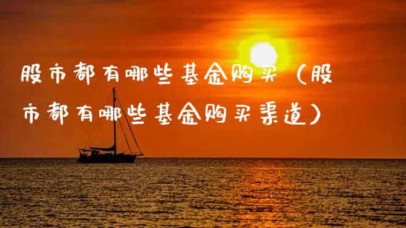 股市都有哪些基金购买（股市都有哪些基金购买渠道）_https://www.ltsssb.com_国际财经_第1张