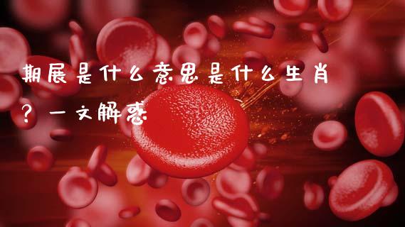 期展是什么意思是什么生肖？一文解惑_https://www.ltsssb.com_期货密码_第1张
