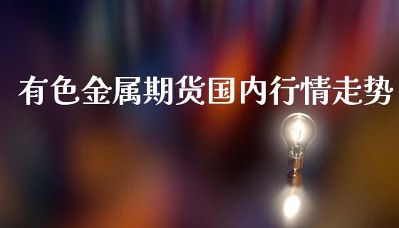 有色金属期货国内行情走势_https://www.ltsssb.com_期货密码_第1张