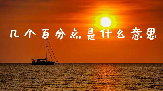 几个百分点是什么意思_https://www.ltsssb.com_基金频道_第1张