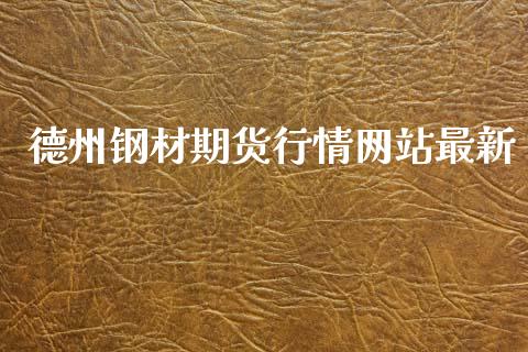 德州钢材期货行情网站最新_https://www.ltsssb.com_期货密码_第1张