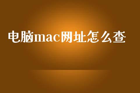 电脑mac网址怎么查_https://www.ltsssb.com_基金频道_第1张