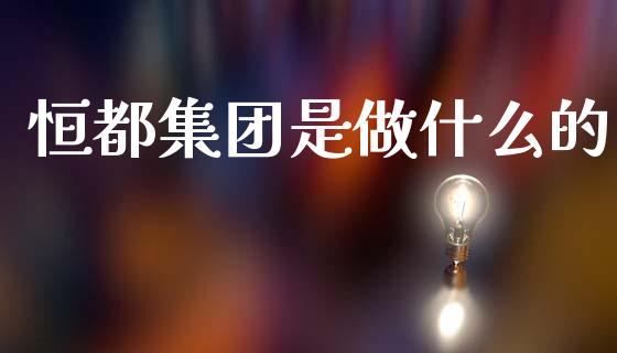 恒都集团是做什么的_https://www.ltsssb.com_新股数据_第1张