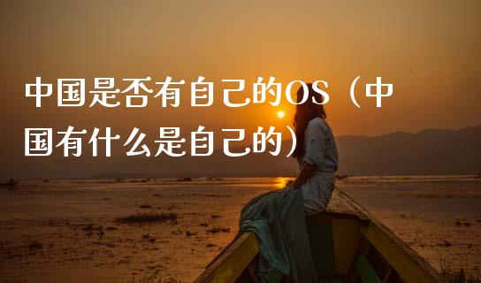 中国是否有自己的OS（中国有什么是自己的）_https://www.ltsssb.com_期货密码_第1张