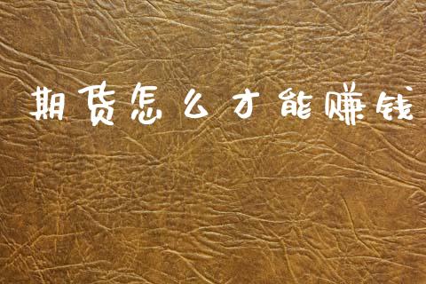 期货怎么才能赚钱_https://www.ltsssb.com_期货在线_第1张