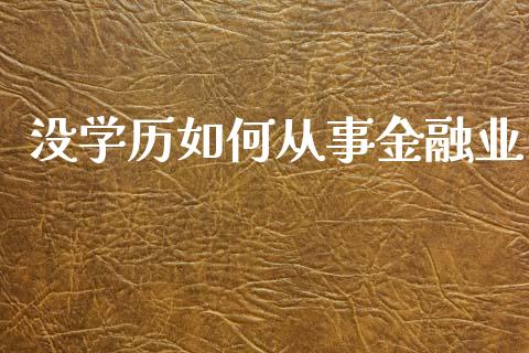 没学历如何从事金融业_https://www.ltsssb.com_新股数据_第1张