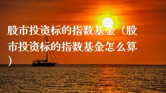 股市投资标的指数基金（股市投资标的指数基金怎么算）_https://www.ltsssb.com_基金频道_第1张