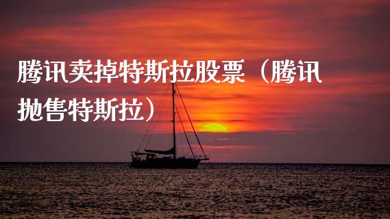 腾讯卖掉特斯拉股票（腾讯抛售特斯拉）_https://www.ltsssb.com_新股数据_第1张