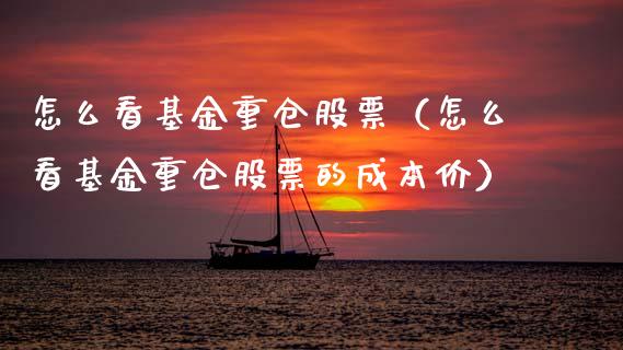 怎么看基金重仓股票（怎么看基金重仓股票的成本价）_https://www.ltsssb.com_基金频道_第1张