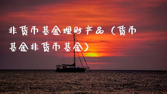 非货币基金理财产品（货币基金非货币基金）_https://www.ltsssb.com_基金频道_第1张