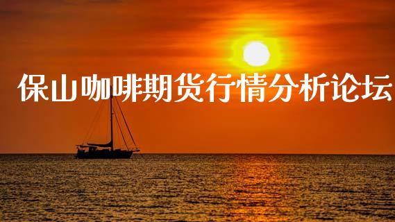 保山咖啡期货行情分析论坛_https://www.ltsssb.com_期货行情_第1张