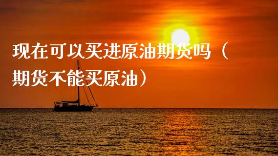 现在可以买进原油期货吗（期货不能买原油）_https://www.ltsssb.com_期货密码_第1张