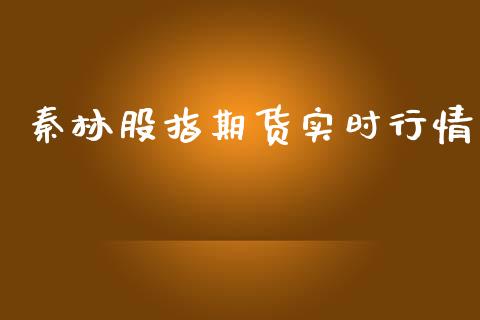 秦林股指期货实时行情_https://www.ltsssb.com_期货密码_第1张