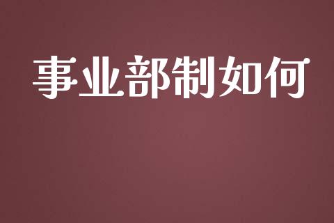 事业部制如何_https://www.ltsssb.com_基金频道_第1张