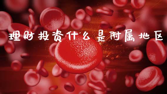 理财投资什么是附属地区_https://www.ltsssb.com_国际财经_第1张