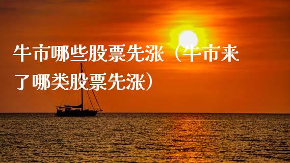 牛市哪些股票先涨（牛市来了哪类股票先涨）_https://www.ltsssb.com_新股数据_第1张