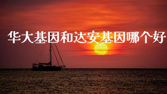 华大基因和达安基因哪个好_https://www.ltsssb.com_期货在线_第1张
