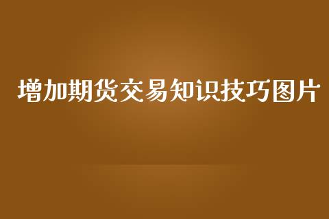 增加期货交易知识技巧图片_https://www.ltsssb.com_基金频道_第1张
