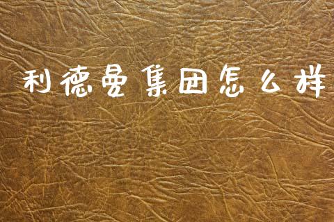 利德曼集团怎么样_https://www.ltsssb.com_期货在线_第1张
