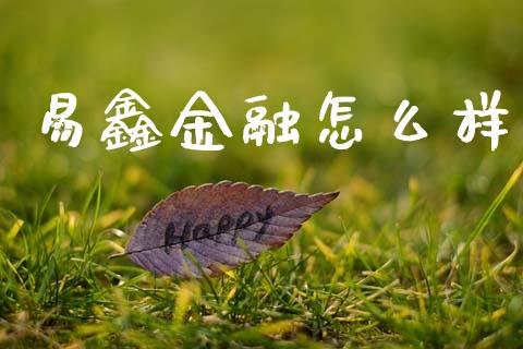 易鑫金融怎么样_https://www.ltsssb.com_基金频道_第1张