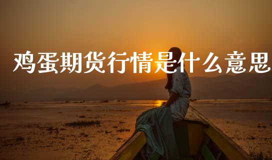 鸡蛋期货行情是什么意思_https://www.ltsssb.com_期货在线_第1张