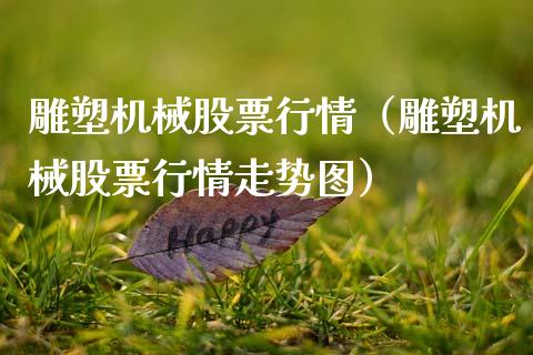 雕塑机械股票行情（雕塑机械股票行情走势图）_https://www.ltsssb.com_股市分析_第1张