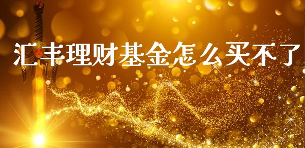 汇丰理财基金怎么买不了_https://www.ltsssb.com_基金频道_第1张