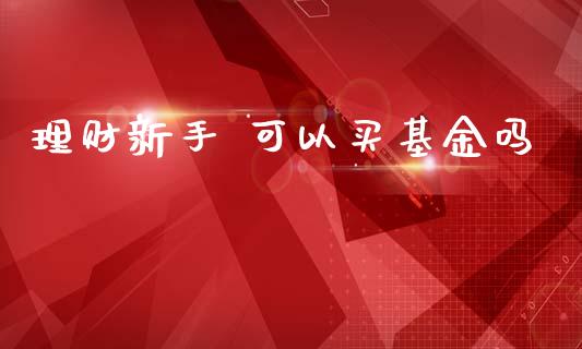 理财新手 可以买基金吗_https://www.ltsssb.com_基金频道_第1张