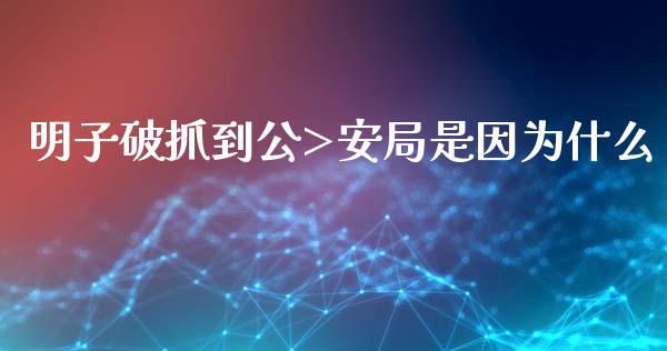 明子破抓到公>安局是因为什么_https://www.ltsssb.com_国际财经_第1张