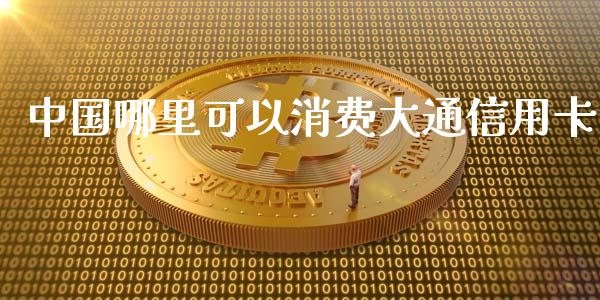 中国哪里可以消费大通信用卡_https://www.ltsssb.com_国际财经_第1张