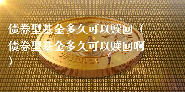 债券型基金多久可以赎回（债券型基金多久可以赎回啊）_https://www.ltsssb.com_国际财经_第1张