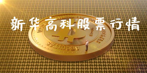 新华高科股票行情_https://www.ltsssb.com_股市分析_第1张