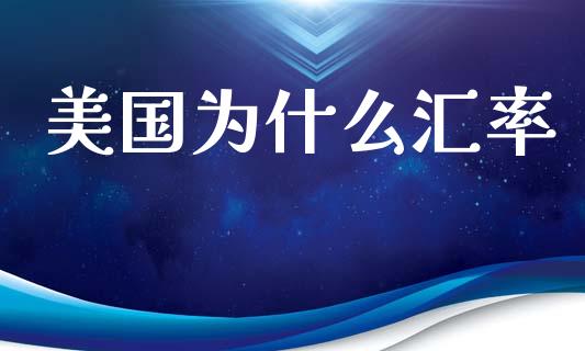 美国为什么汇率_https://www.ltsssb.com_国际财经_第1张