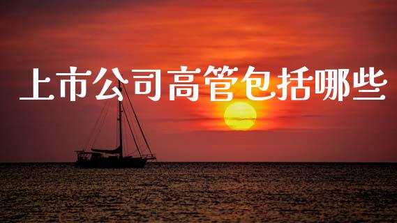 上市公司高管包括哪些_https://www.ltsssb.com_期货在线_第1张