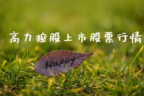 高力控股上市股票行情_https://www.ltsssb.com_新股数据_第1张