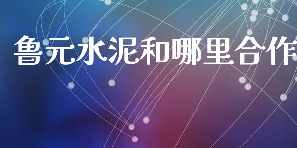 鲁元水泥和哪里合作_https://www.ltsssb.com_期货在线_第1张