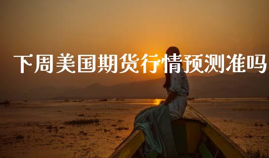 下周美国期货行情预测准吗_https://www.ltsssb.com_期货密码_第1张