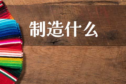 制造什么_https://www.ltsssb.com_新股数据_第1张