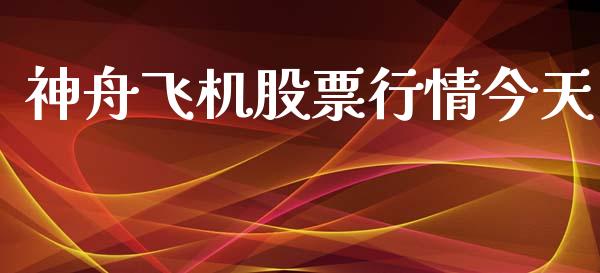 神舟飞机股票行情今天_https://www.ltsssb.com_股市分析_第1张