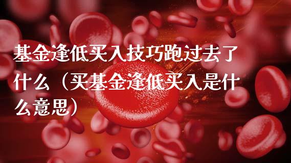 基金逢低买入技巧跑过去了什么（买基金逢低买入是什么意思）_https://www.ltsssb.com_基金频道_第1张