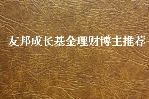 友邦成长基金理财博主推荐_https://www.ltsssb.com_基金频道_第1张