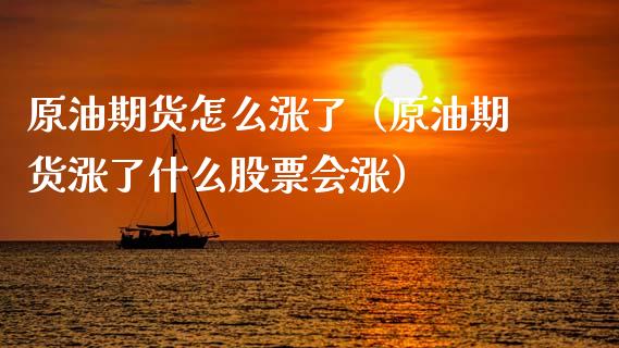原油期货怎么涨了（原油期货涨了什么股票会涨）_https://www.ltsssb.com_期货密码_第1张
